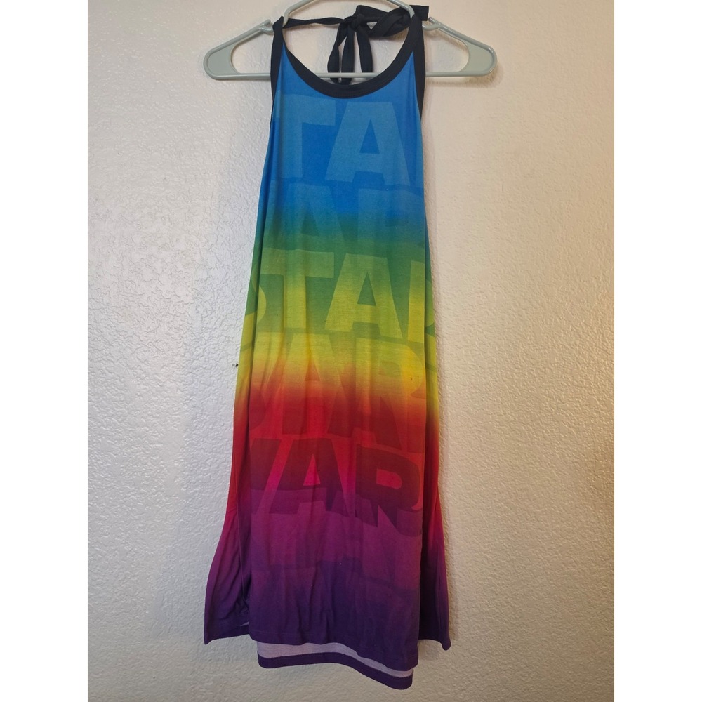 Star Wars Rainbow Tie Dye Maxi Dress Disney, size Medium